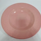 Vintage Homer Laughlin Co. Fiesta Ware Rose Pink Pasta Bowl 12" Round Rimmed