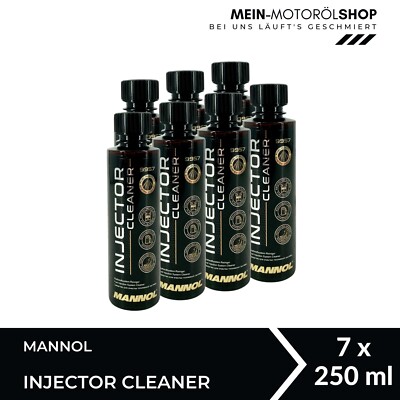 Mannol 9957 Injektor Cleaner Benzin Kraftstoffsystem Reiniger Additiv 7x250 ML