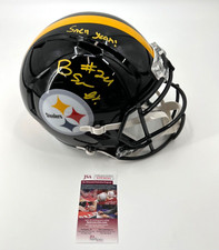 BENNY SNELL JR. PITTSBURGH STEELERS SIGNED FULL SIZE HELMET JSA WITNESS COA INSC
