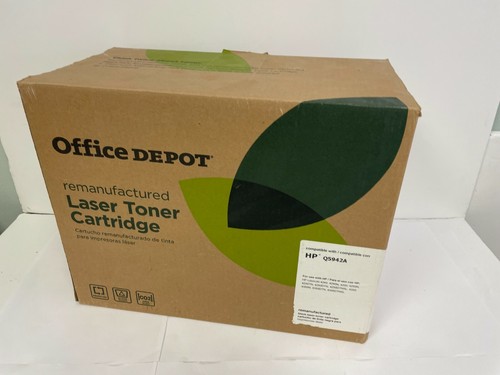*NUOVO* Cartuccia toner laser Office Depot compatibile per HP Q5942A nuova con scatola - Foto 1 di 2