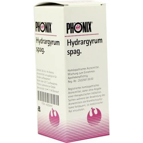 PHÖNIX LABORATORIUM GMBH PHÖNIX HYDRARGYRUM spag. Tropfen 100ml PZN 4223441