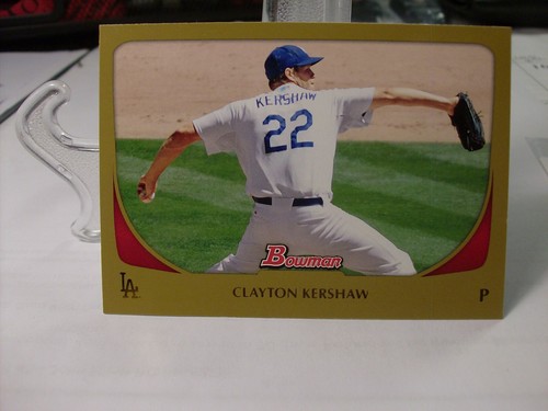 2011 Bowman Gold #65 - Clayton Kershaw - Los Angeles Dodgers 11-418