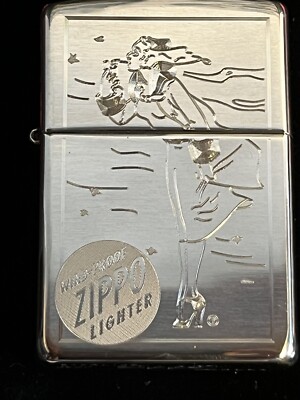 Zippo Lighter Sterling silver Vintage Windy Lady Zippo