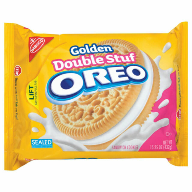 Nabisco Oreo Double Stuf Golden Sandwich Cookies 15 25 Oz For Sale Online Ebay