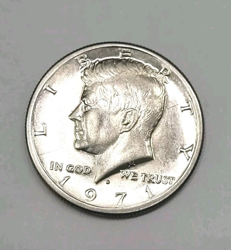 Rare) 1971-D Kennedy Half Dollar Error | eBay