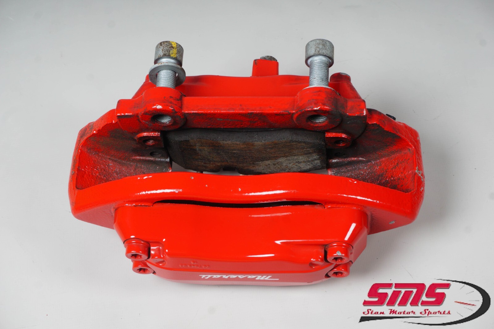 08-16 Maserati GranTurismo M145 Front Left Red Brake Caliper LH 36K OEM