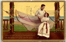 Postcard - Love/Romance Greeting Card - Lovers Art Print