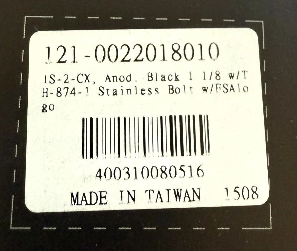 FSA Full Speed Ahead Orbit C-CX Integrated 1 1/8 Headset Bicycle Bike Headset - Image 2 of 4