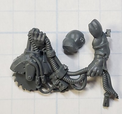 Warhammer 40k Necromunda Bits Corpse Grinder Cult Gang Rotary Flencing Saw