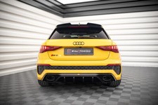 Cup Diffusor SCHWARZ für Audi RS3 8Y Heckansatz Heck Splitter DTM ABS