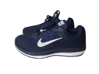 Nike Zoom Winflo 5 XE Shoes Men's   Size 12 Running Sneakes Royal Blue White  