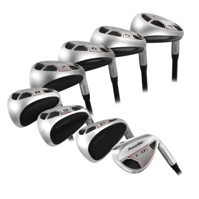 Powerbilt Golf EX-550 Hybrid Iron Set - #4-SW / 8 Club Set - REGULAR Graphite