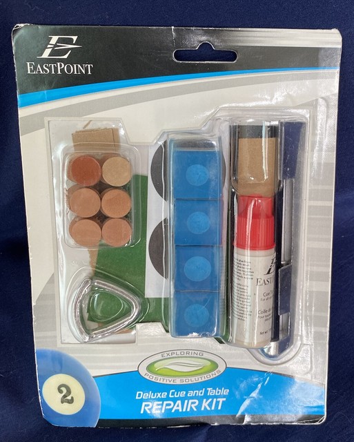 EastPoint Sports Deluxe Table and Cue Tip Repair Kit 12mm & 13mm for