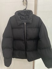 Pacsun Puffer Jacket Large Black