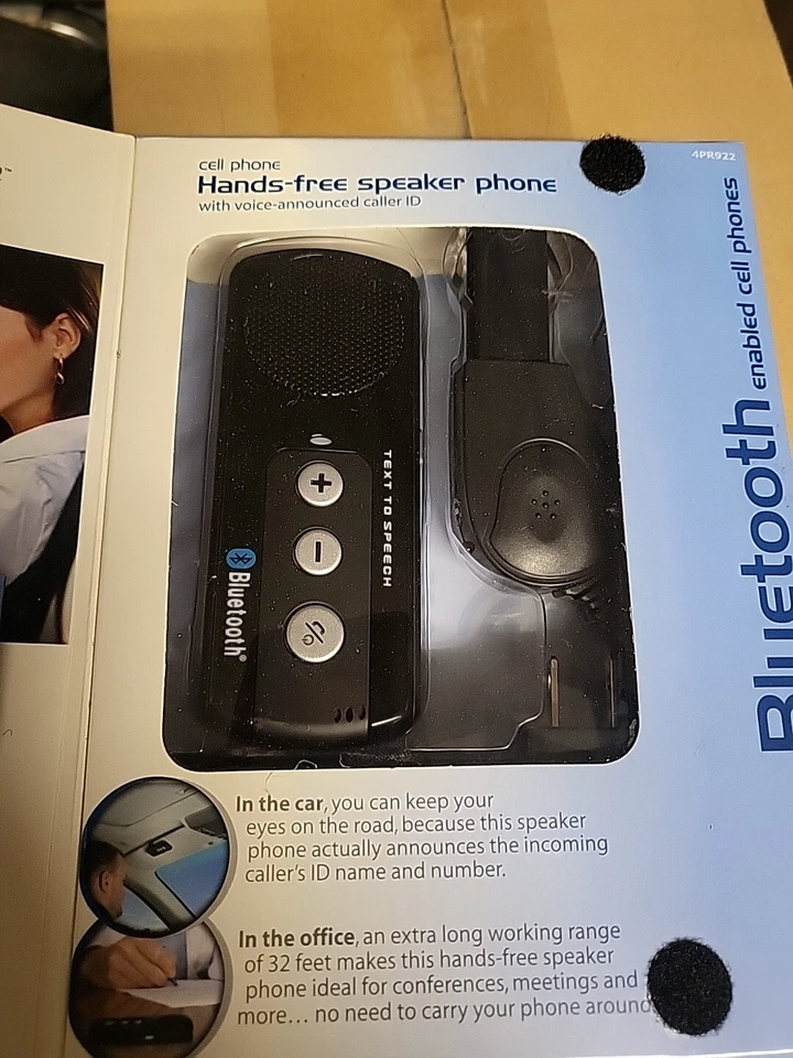 Altavoz inalámbrico manos libres Bluetooth teléfono celular  Foto 2 de 4