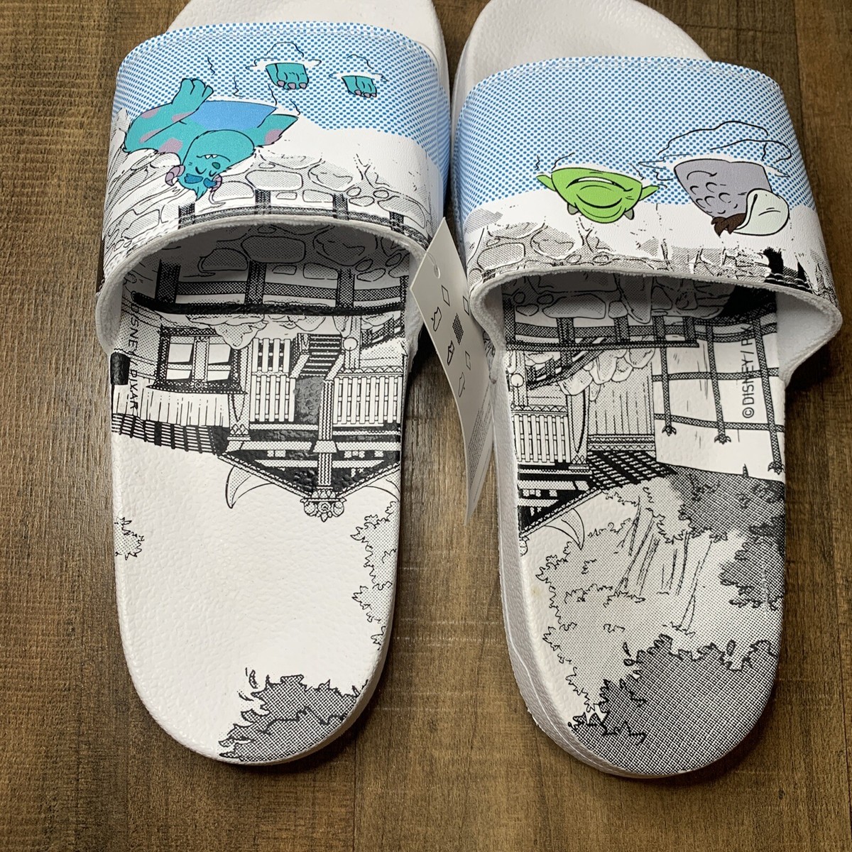 Adidas Adilette Lite Disney Pixar Monsters Inc Slides GX0995 Men 6/Wmn 7.5 Adidas Disney Pixar Adilette Lite Slides Monsters Inc Men main image 4