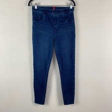 Spanx Jean-ish Ankle Leggings Small 20018R Blue Pull On