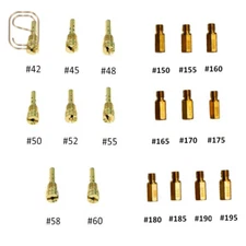 Carburetor Carb Pilot Jet & Main Jet For Keihin FCR37 FCR39 FCR41 FCR 37 39 41mm