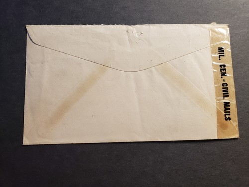 APO 159 PARANG, MINDANAO, PHILIPPINES 1945 Censored WWII Army Cover 533 EBSR - Picture 2 of 2