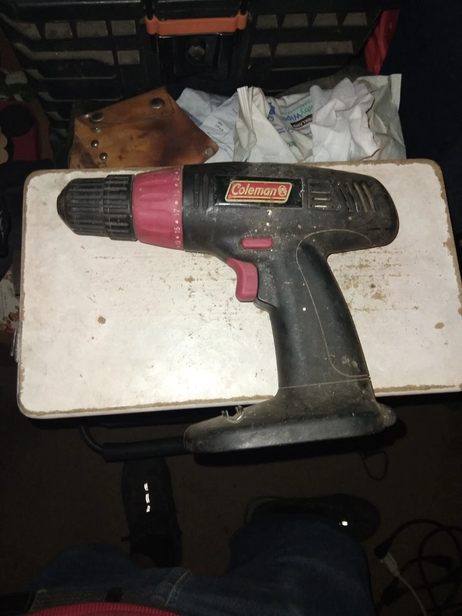 Coleman cordless online drill