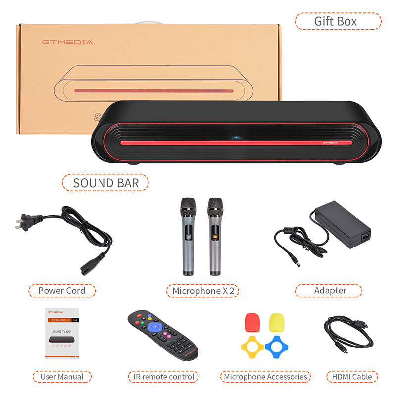 36" Sounbar 5.1 Surround Subwoofer Built-in Andriod TV Box H