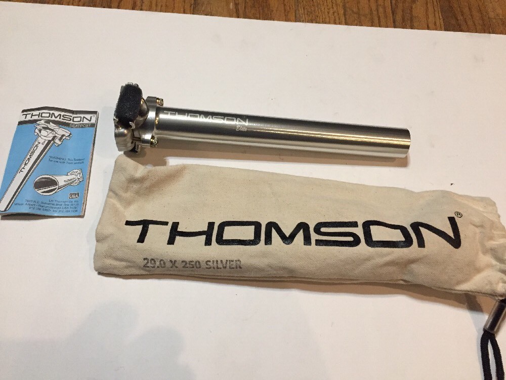 Thomson Elite Seatpost: 29.0x250 Silver | eBay