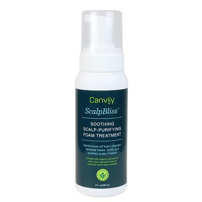 Canviiy ScalpBliss Soothing Scalp-Purifying Foam Treatment to Clear Flakes,...