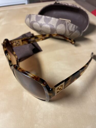 Coach 5045/13 Spotty Tortoise  Women's Sunglasses - Picture 1 of 11