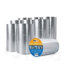 ADHES Upgrade Butyl Tape Waterproof Tape, 1.2mm Thick, 9 Rolls x 8 inch x 16 ...