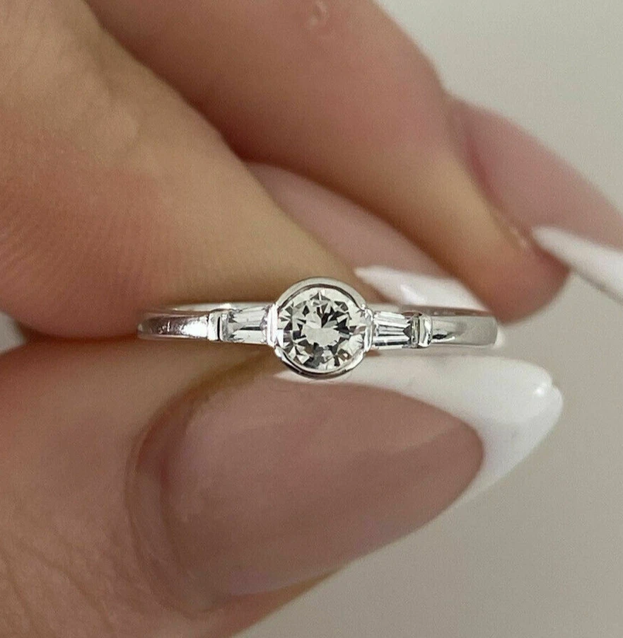 Mid century wedding rings discount