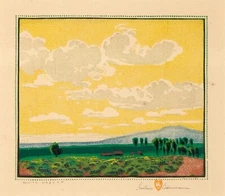 White Desert By Gustave Baumann - Quality Matte Print - FRAME ME 13x19