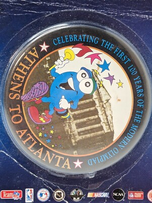 As described in the pictures 1996 Olympic pin Mascot Izzy Event No