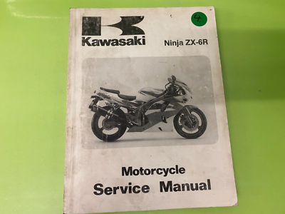 Kawasaki. NEW. ORIGINAL, NINJA ZX-6R, 1995, SERVICE MANUAL, BOOK
