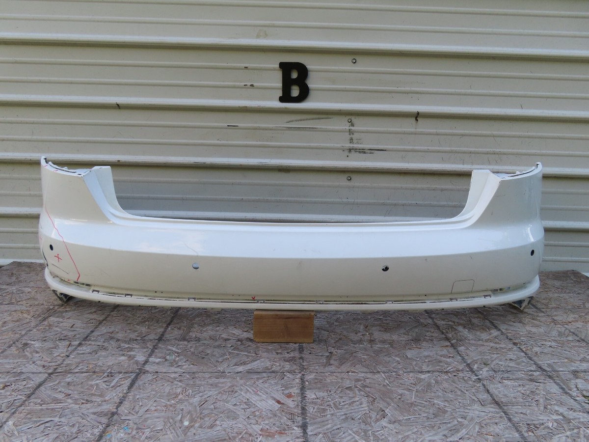 2017-2018 AUDI A4 S-LINE REAR BUMPER COVER PANEL W/ SENSOR HOLE