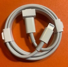 Lot of 6 Original OEM Apple USB-C to Lightning Cable New  Apple Logo Sticker