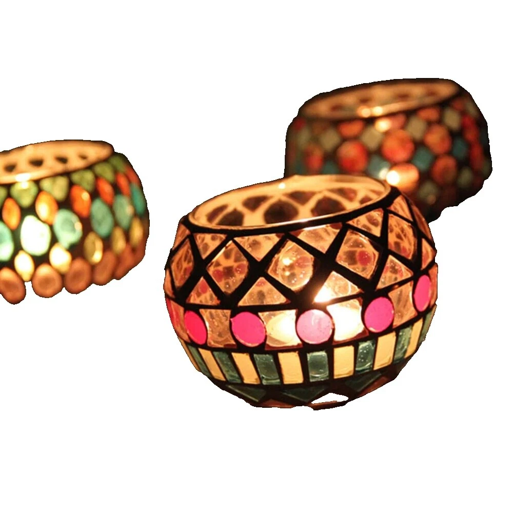 Candelabros Vela marroquí Multicolor