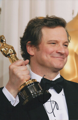 COLIN FIRTH signiertes 8x6 Foto THE KINGS SPEECH & BRIDGET JONES'S DIARY COA