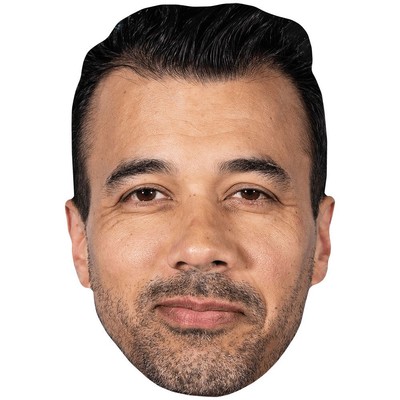 Phillip Chaudhary (Stubble) Maske aus Karton