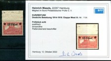 Etappe Ouest 11IA Ou Bordure Supérieure MNH Neuf BPP Expertise 400 Eur ( L1746
