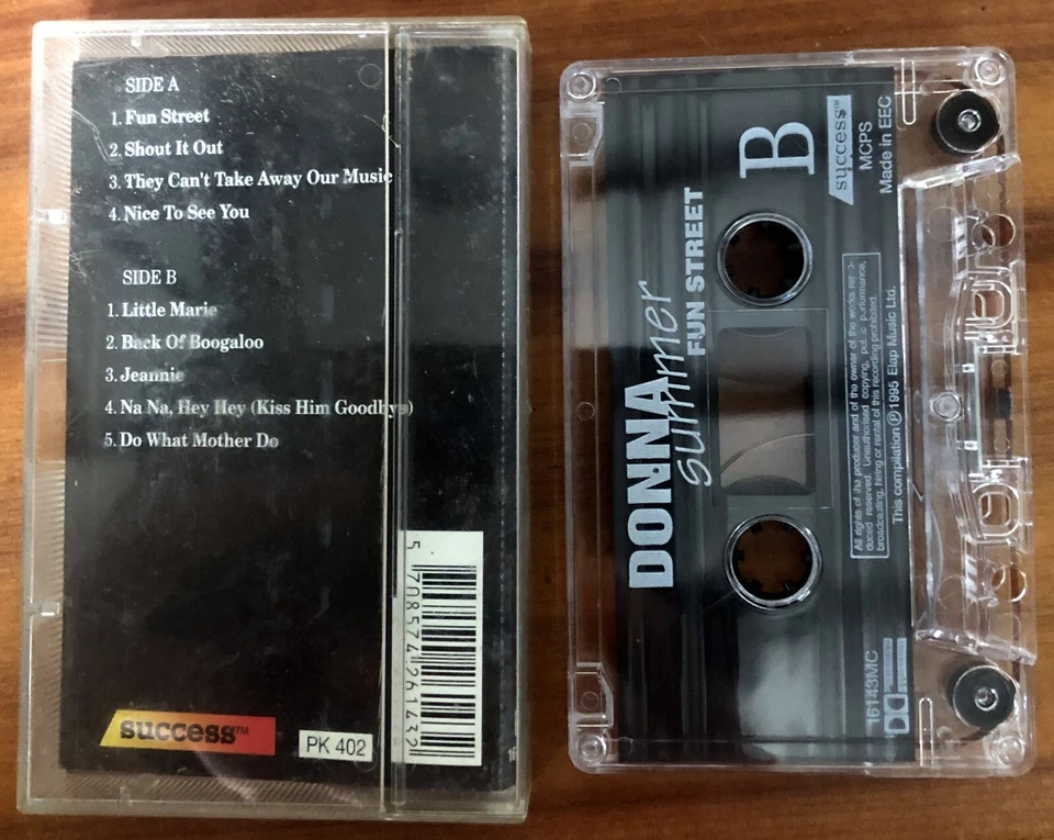 Donna Summer - Fun Street (Cassette Tape, 1995) 9 Track Album - VGC - Image 2 of 2