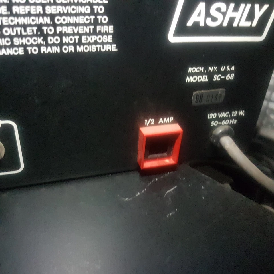 ASHLY SC 68 PARAMETRIC NOTCH FILTER / EQUALIZER - Image 4 of 4