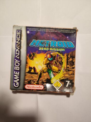 Metroid: Zero Mission - Game Boy Advance - Authentic Box (UK/Europe Version) - Picture 1 of 8