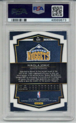 2015 PANINI SELECT SILVER PRIZM #128 NIKOLA JOKIC ROOKIE RC CARD