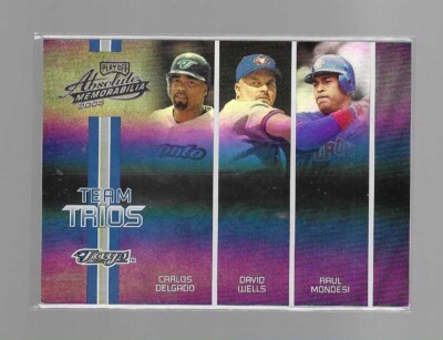 DELGADO/WELLS/MONDESI 2005 ABSOLUTE MEMORABILIA TEAM TRIOS CARD #TT-58  /125