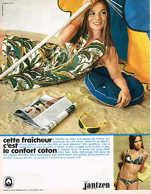 REKLAME ADVERTISING 045 1969 JANTZEN Strandanzug Badeanzug