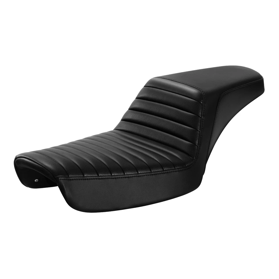 司机乘客座椅 适合 Harley Dyna Low Rider Super Glide FXD 96-03 黑色 — 第 4/4 张图片
