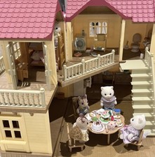 Sylvanian Families Red Roof Country Home with Lights & Furniture