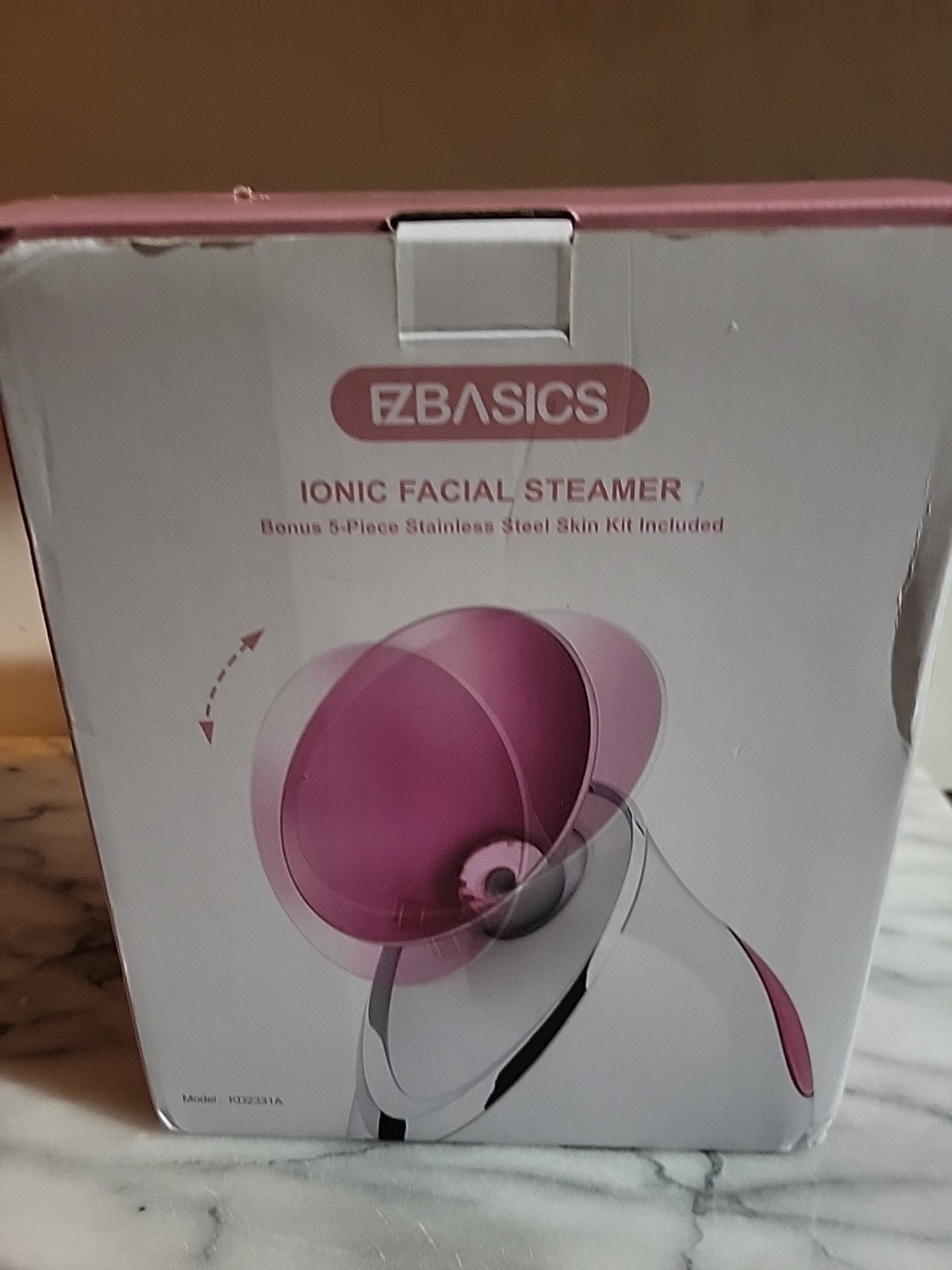 Facial Steamer EZBASICS Ionic Face Steamer for Home Facial, Warm Mist Humidifier