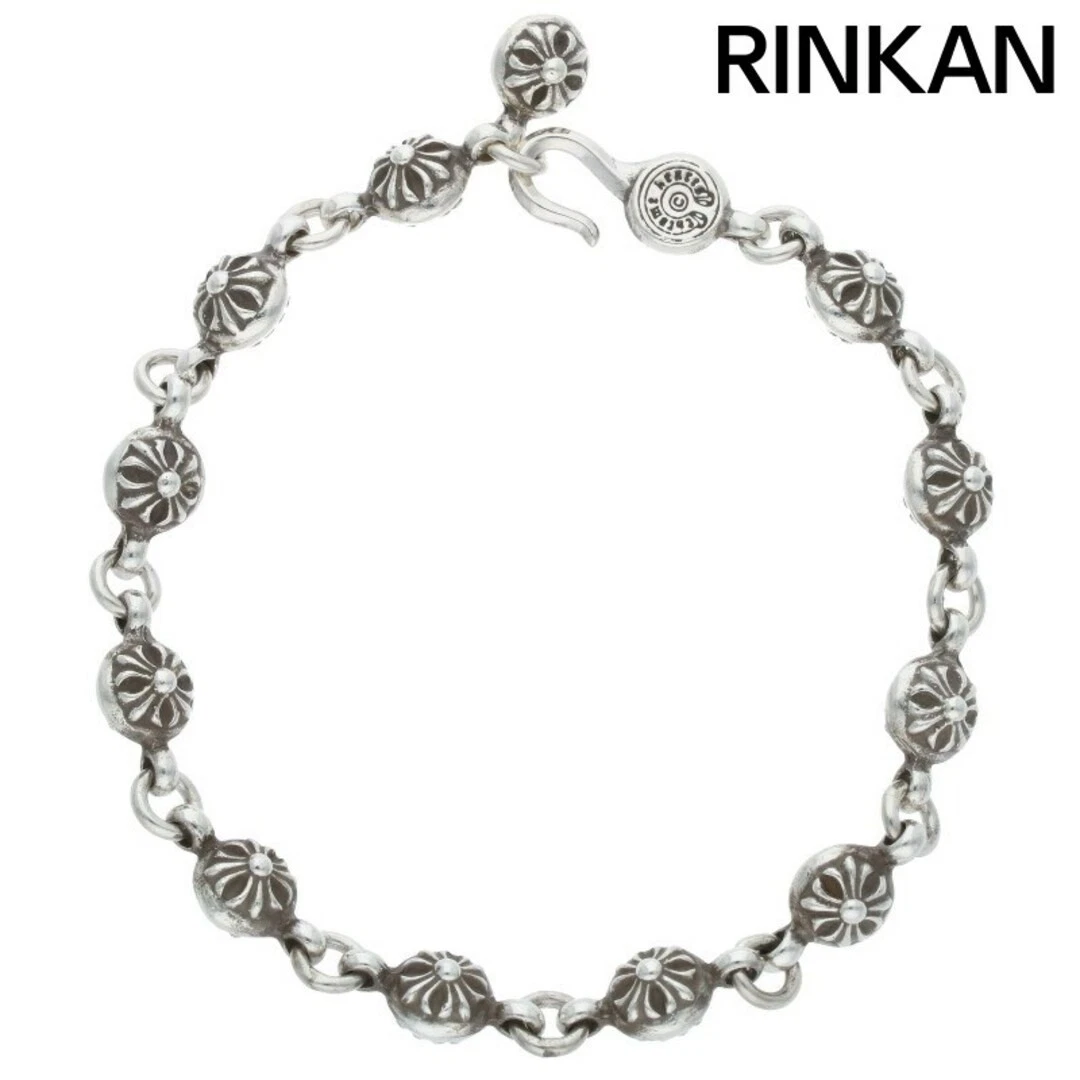 CHROME HEARTS Bracciale Uomo Cromo Cuori NO1 BALL #1 Crossball Argento Usato29694854f515