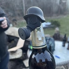 Staub dicht Deutsche Gasmaske Helm Flaschen v...